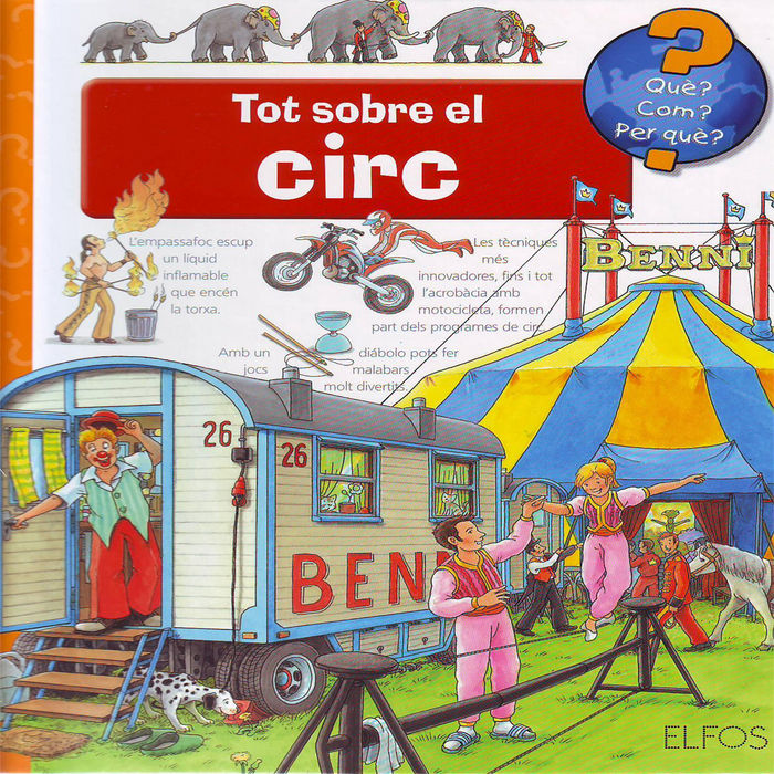 TOT SOBRE EL CIRC -QUE?, COM?, PER QUE?, de Varios autores | portada del libro