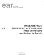 Hans Wittwer: Índices en el aeropuerto de Halle-Schkenditz, de Martínez de Guereñu, Laura | portada del libro