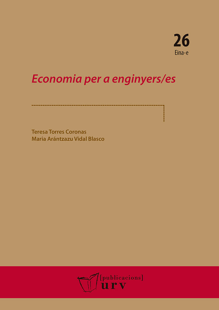 Economia per a enginyers/es, de Torres Coronas, Teresa | portada del libro