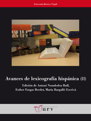Avances de lexicografía hispánica (II), de Varios autores | portada del libro