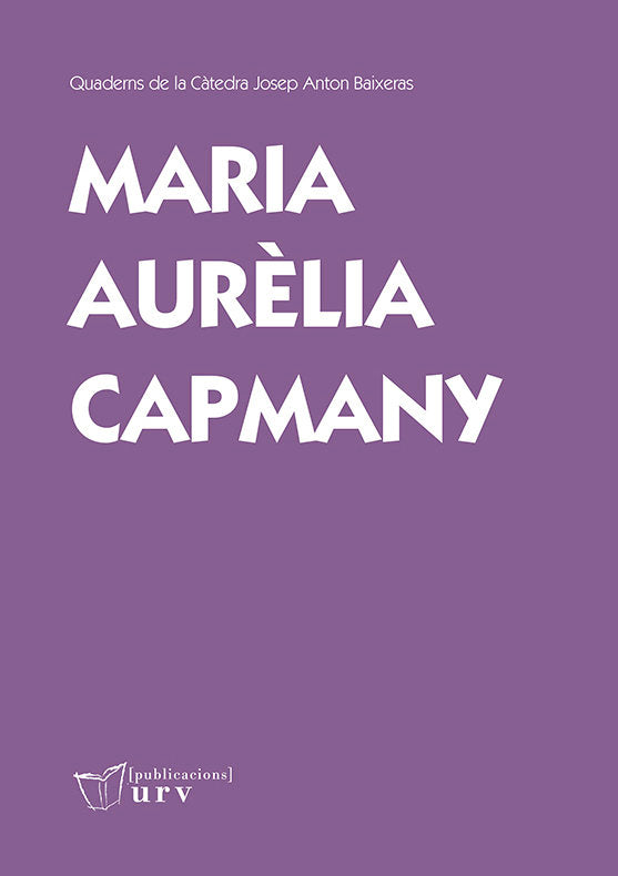 Maria Aurèlia Capmany, de Varios autores | portada del libro