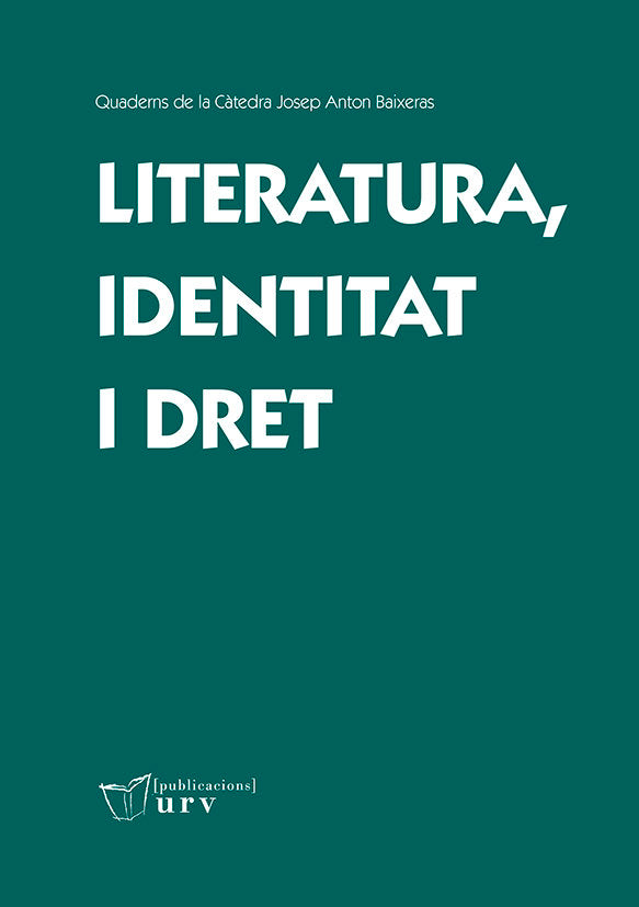Identitat, literatura i dret, de Varios autores | portada del libro