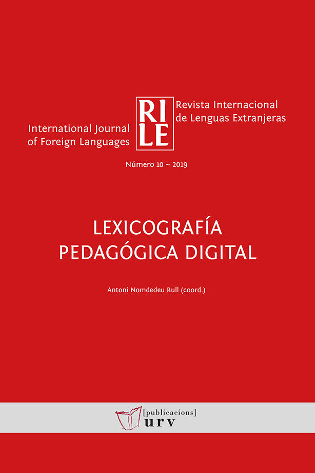 Lexicografía pedagógica digital, de Varios autores | portada del libro