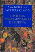 Historia Contemporánea de Europa, de Briggs | portada del libro