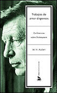 Trabajos de amor dispersos, de Auden | portada del libro