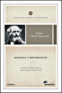 Materia y movimiento, de James Clerk Maxwell | portada del libro