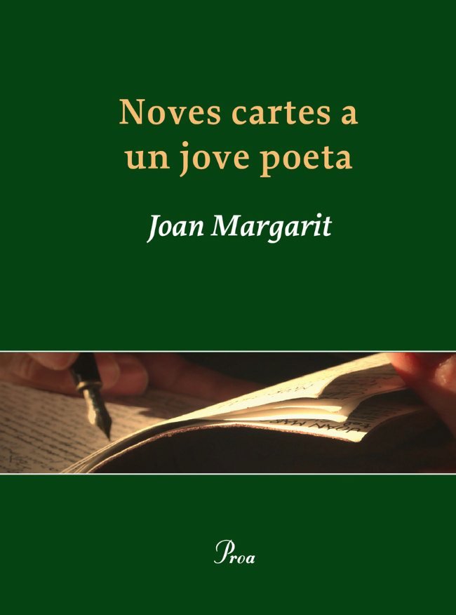 Noves cartes a un jove poeta, de Margarit | portada del libro