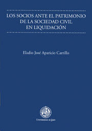 Los socios ante el patrimonio de la sociedad civil en liquidación, de Aparicio Carrillo | portada del libro