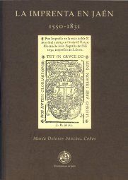 La imprenta en Jaén (1550 - 1831), de Sánchez Cobos | portada del libro