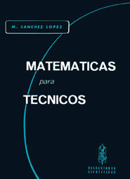 Matemáticas para técnicos, de Sánchez López | portada del libro