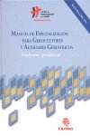 MANUAL DE ESPECIFICACION PARA GEROCULTORES Y AUXILIARES GERIATRIC, de CENTRO DE HUMANIZACION | portada del libro