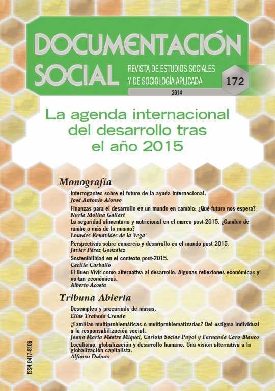 La agenda internacional del desarrollo tras el año 2015, de Varios autores | portada del libro