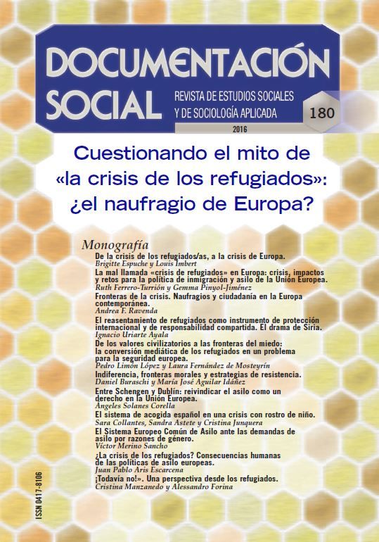 Cuestionando el mito de «la crisis de los refugiados»: ¿el naufragio de Europa?, de Varios autores | portada del libro