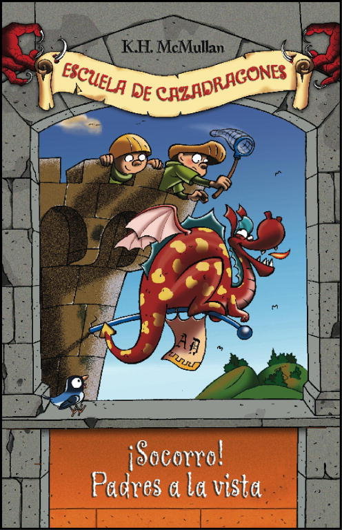 ¡Socorro! Padres a la vista (Escuela de Cazadragones 6), de McMullan, K. H. | portada del libro