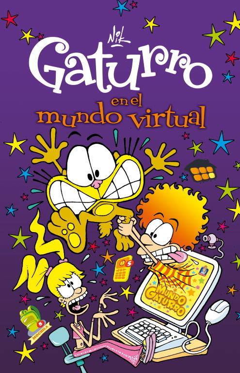 GATURRO EN EL MUNDO VIRTUAL, de NIK | portada del libro