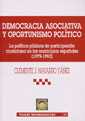 Democracia asociativa y oportunismo político, de Clemente J. Navarro Yañez | portada del libro