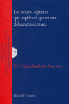 MOTIVOS LEGITIMOS QUE IMPIDEN AGOTAMIENTO DERECHO DE MARCA, de FERNANDEZ FERNANDEZ | portada del libro