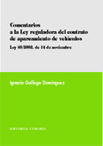 COMENTARIOS LEY REGULADORA DEL CONTRATO, de GALLEGO DOMINGUEZ | portada del libro