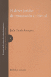 DEBER JURIDICO RESTAURACION AMBIENTAL, de CONDE ANTEQUERA | portada del libro