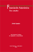 FINANCIACION AUTONOMICA. DOS ESTUDIOS, de LASARTE | portada del libro