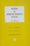 SISTEMA DEL DERECHO ROMANO ACTUAL, de SAVIGNY | portada del libro