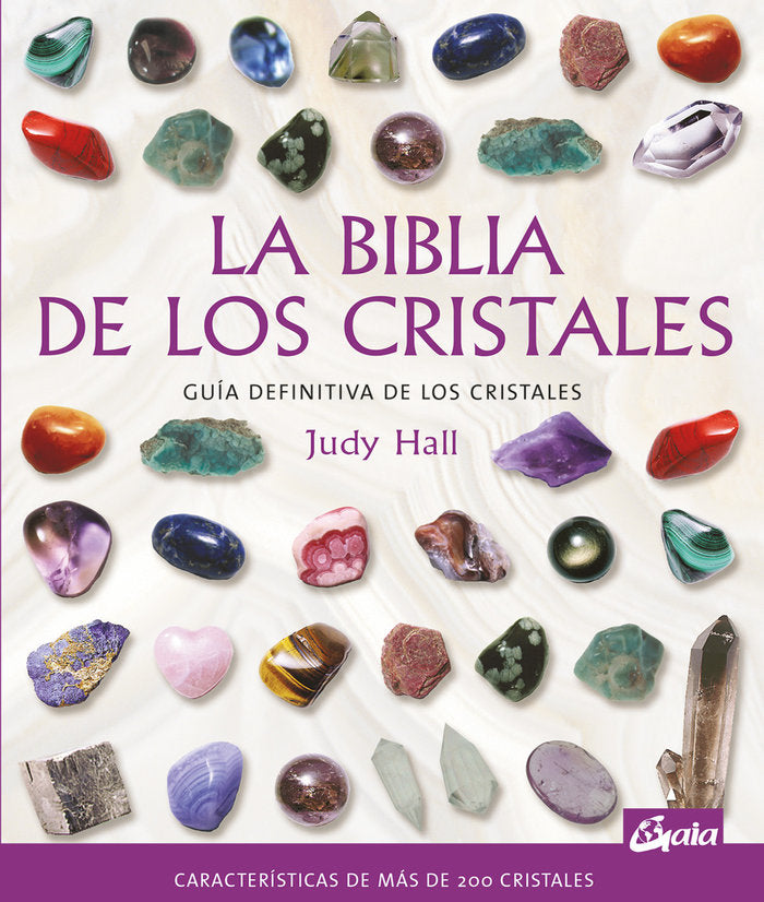 La biblia de los cristales, de Hall, Judy | portada del libro