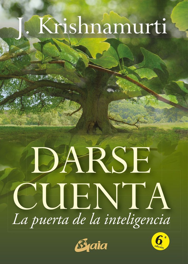 Darse cuenta, de Krishnamurti, Jiddu | portada del libro