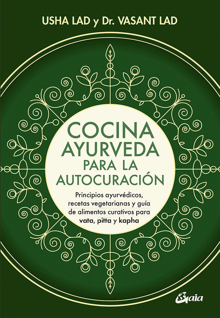 Cocina ayurveda para la autocuración, de Lad, Vasant | portada del libro