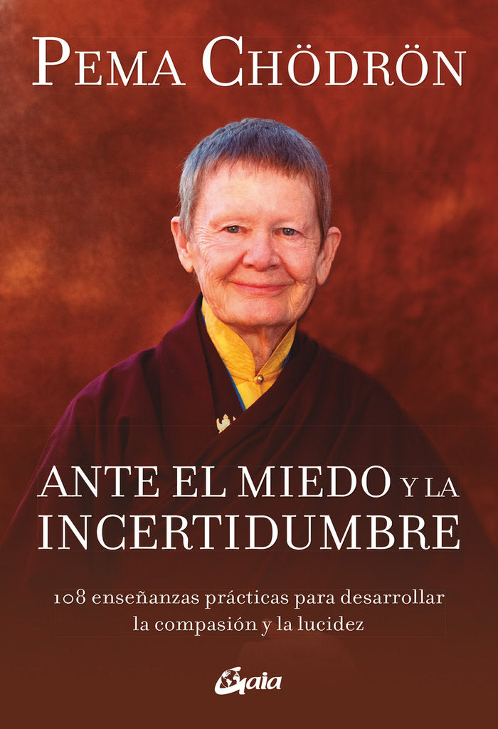 Ante el miedo y la incertidumbre, de Chödrön, Pema | portada del libro