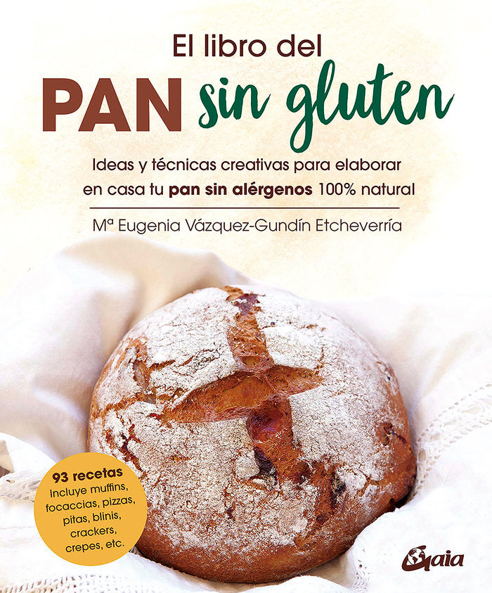 EL LIBRO DEL PAN SIN GLUTEN, de VAZQUEZ-GUNDIN ETCHEVERRIA, Mª EUGENIA | portada del libro
