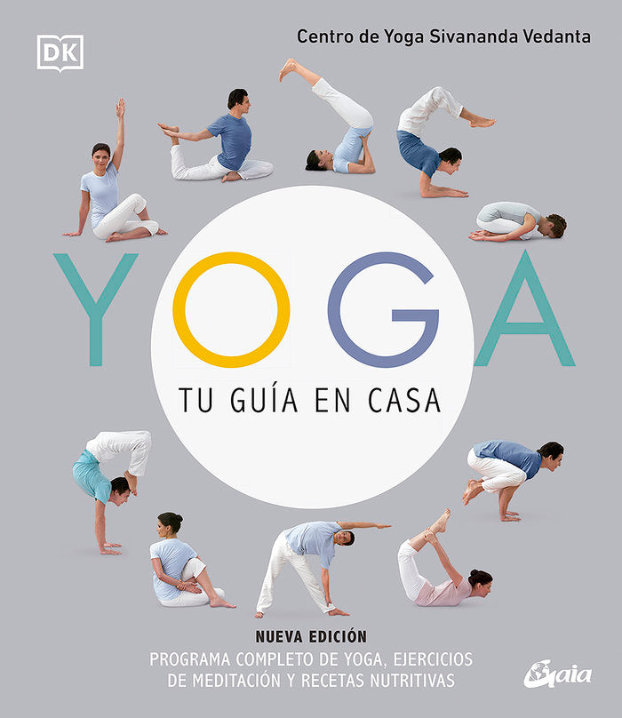 YOGA TU GUIA EN CASA, de CENTRO DE YOGA SIVANANDA VEDANTA | portada del libro