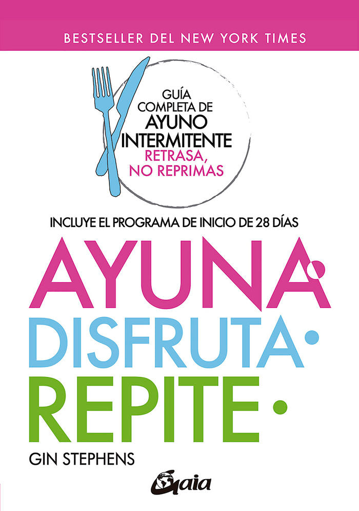 AYUNA DISFRUTA REPITE, de STHEPENS,GIN | portada del libro