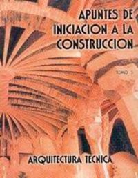 Apuntes de iniciación a la construcción III, de Ferri Cortes | portada del libro
