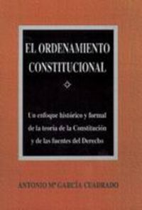 El ordenamiento constitucional, de García Cuadrado | portada del libro
