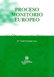 Proceso Monitorio Europeo, de María Isabel González Cano | portada del libro
