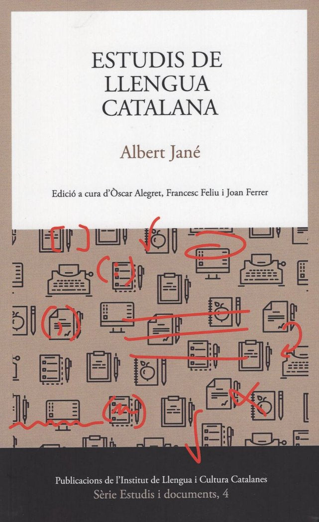 Estudis de llengua catalana, de JANE I RIERA, ALBERT | portada del libro