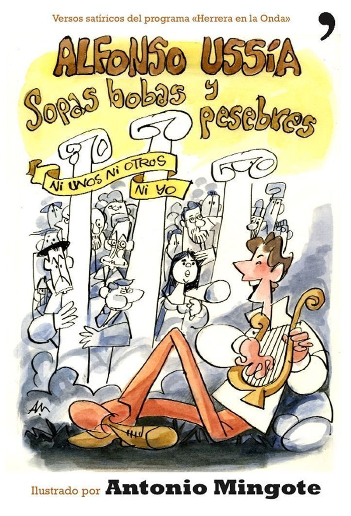 Sopas bobas y pesebres, de Ussía | portada del libro