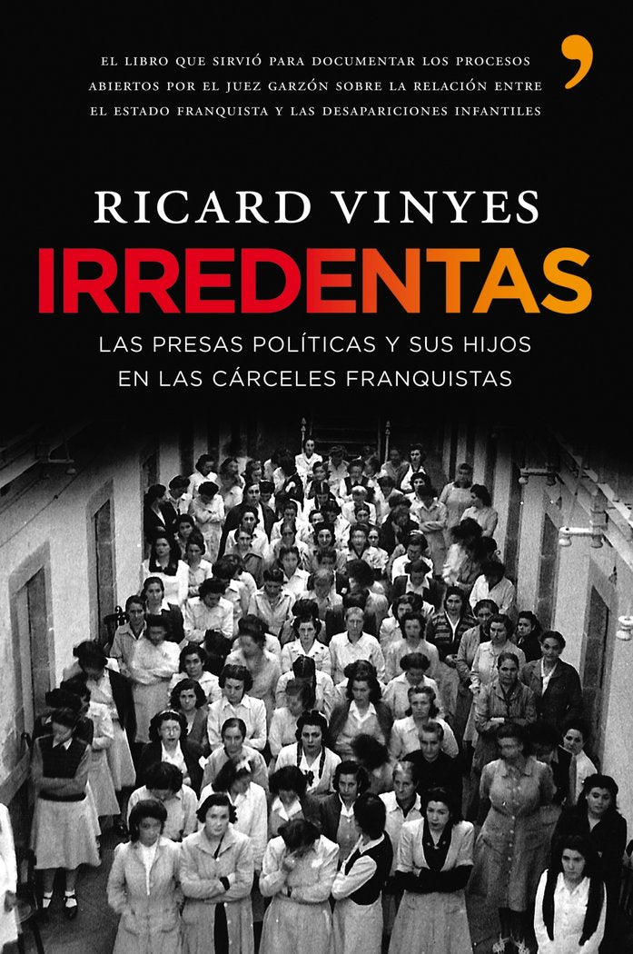 Irredentas, de Vinyes | portada del libro