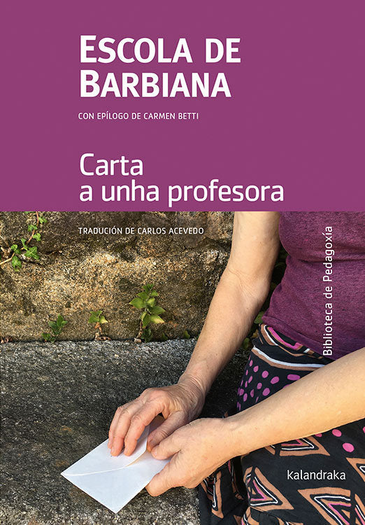Carta a unha profesora, de Escola de Barbiana | portada del libro