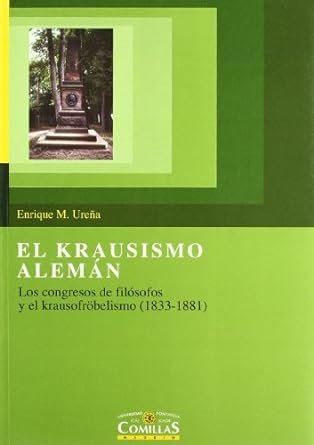 El krausismo alemán, de Menéndez Ureña | portada del libro