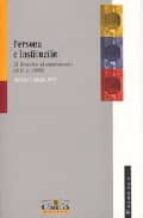 Persona e Institución, de RUFINO CALLEJO | portada del libro