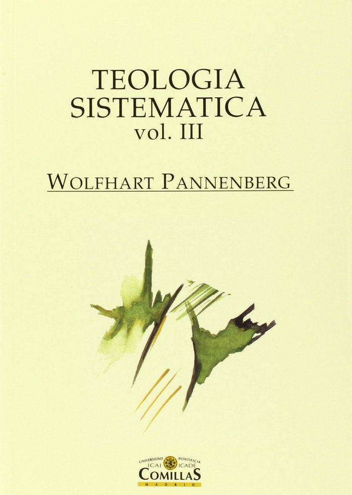 Teología Sistemática, de Pannenberg | portada del libro