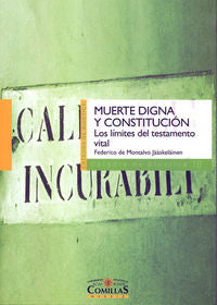 MUERTE DIGNA Y CONSTITUCION, de De Montalvo Jääskeläinen | portada del libro
