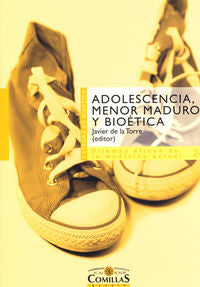 Adolescencia, menor maduro y bioética, de Torre Díaz | portada del libro
