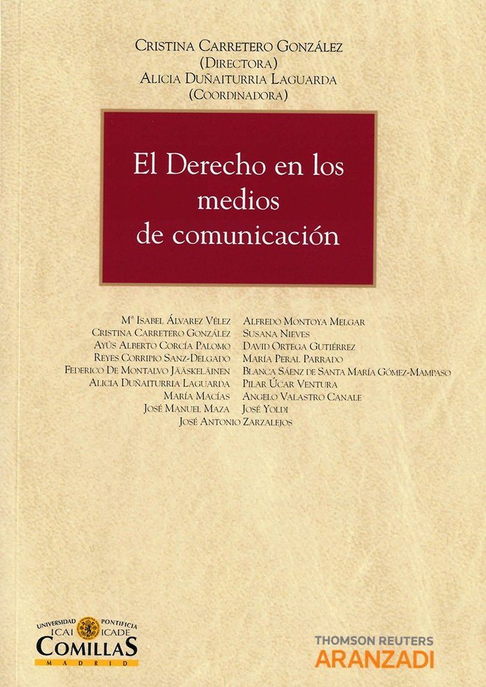 El Derecho en los medios de comunicación, de Varios autores | portada del libro