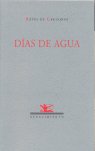 Días de agua, de Gregorio | portada del libro