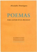 POEMAS PARA LLEVAR EN EL BOLSIL, de Domínguez | portada del libro