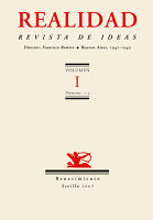 Realidad, revista de ideas, de Varios autores | portada del libro