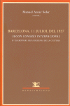 Barcelona, 11 juliol del 1937, de Varios autores | portada del libro