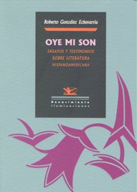 Oye mi son, de González Echevarría, Roberto | portada del libro